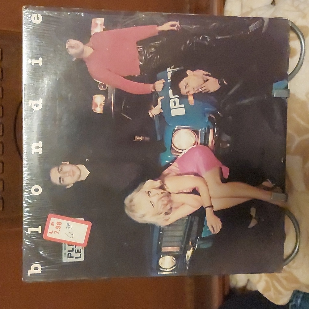 Blondie Vinyl Record - Blondie (Black Cover with Pink Accent)